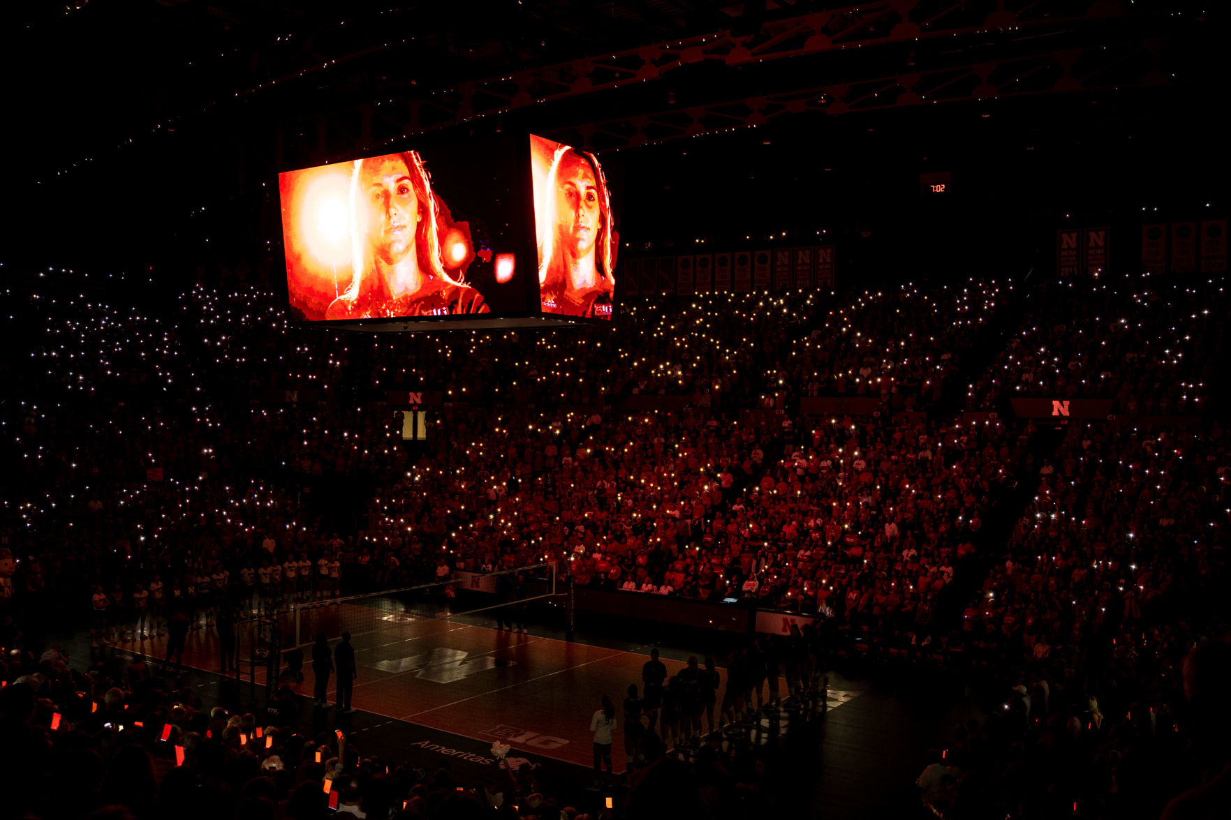 Nebraska Volleyball vs. Stanford Photo No. 1